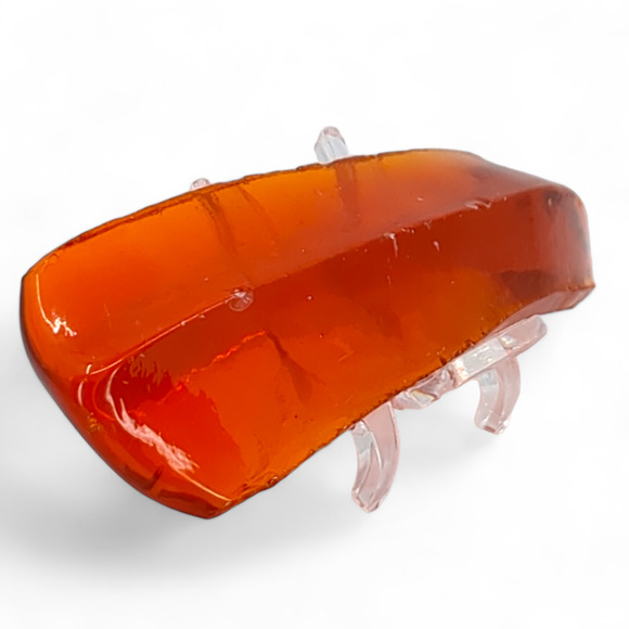 Amberina Art Glass Cullet Glowing Cadmium Slag #4GS40 - Picture 3 of 7